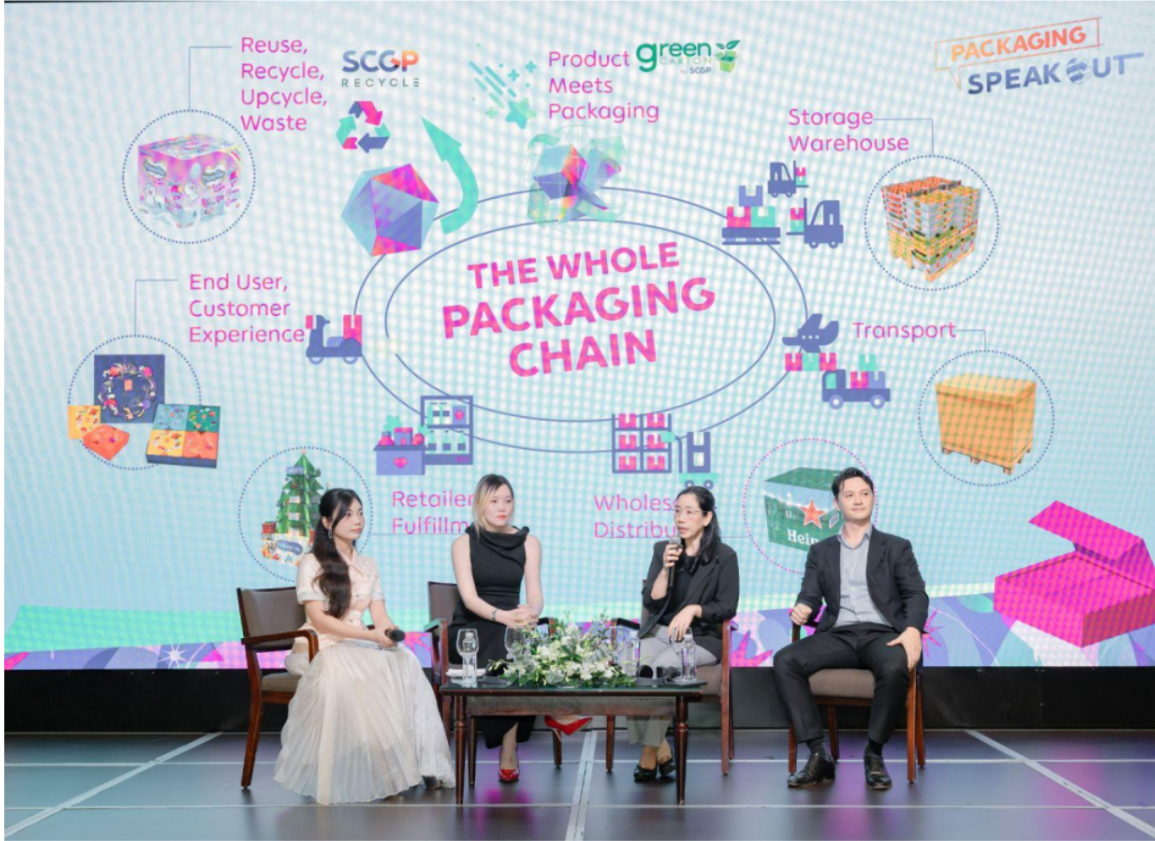 SCG lan toả phát triển bền vững qua “Packaging Speak Out 2025”, cuộc thi do SCGP tổ chức, quy tụ hơn 300 sinh viên, thúc đẩy sáng tạo và kỹ năng thực tiễn vì kinh tế tuần hoàn.